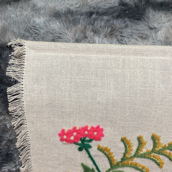 Floral Embroidered Wall Hanging - Picture 15 of 16